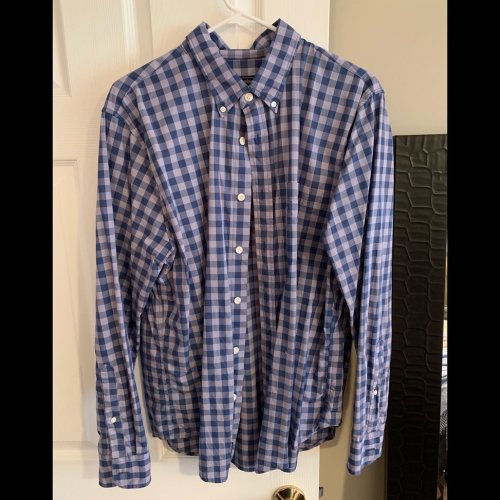 Abercrombie plaid button down size XL